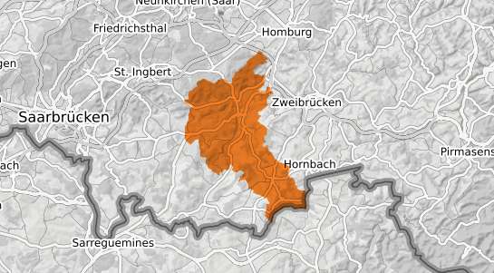 Mietspiegelkarte Blieskastel
