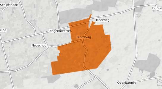 Mietspiegelkarte Blomberg Lippe