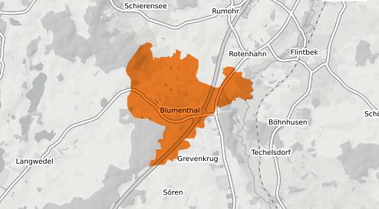 Mietspiegelkarte Blumenthal b. Pritzwalk