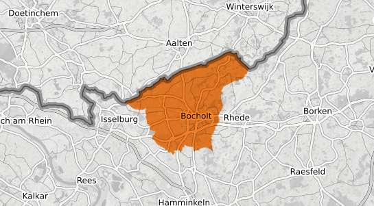 Mietspiegelkarte Bocholt