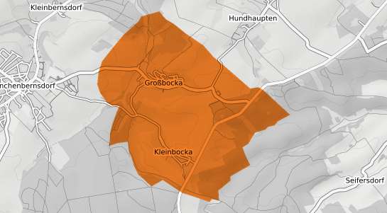 Mietspiegelkarte Bocka Thueringen