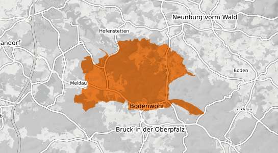 Mietspiegelkarte Bodenw&ouml;hr