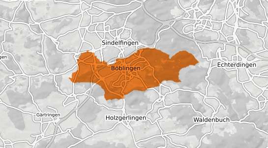 Mietspiegelkarte Böblingen