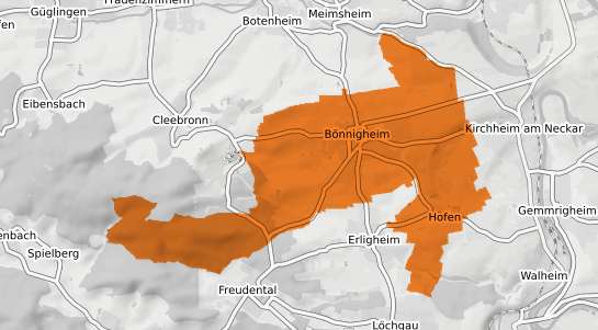 Mietspiegelkarte Bönnigheim