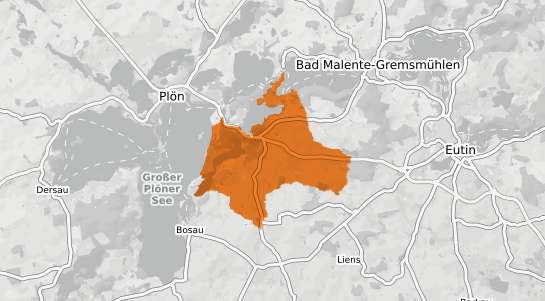 Mietspiegelkarte Boesdorf b. Ploen