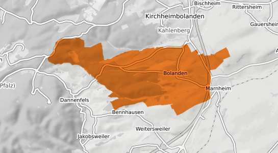 Mietspiegelkarte Bolanden Pfalz