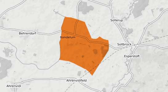 Mietspiegelkarte Bondelum