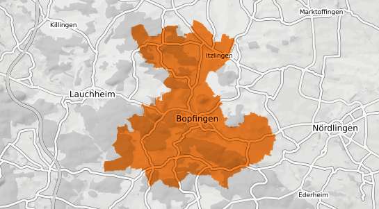 Mietspiegelkarte Bopfingen