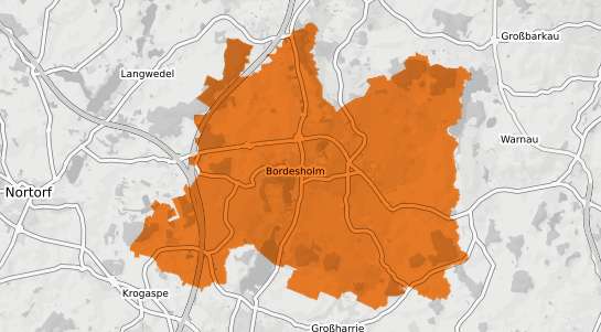 Mietspiegelkarte Bordesholm
