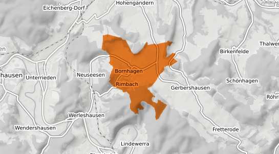 Mietspiegelkarte Bornhagen