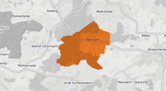 Mietspiegelkarte Borstorf
