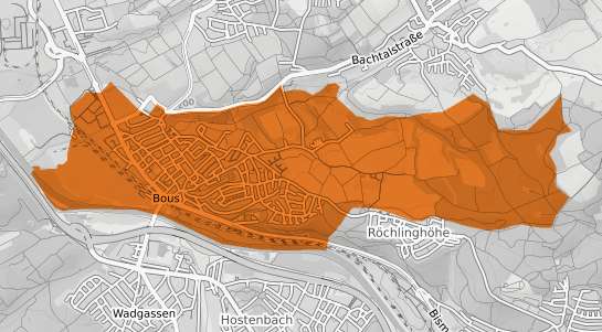 Mietspiegelkarte Bous