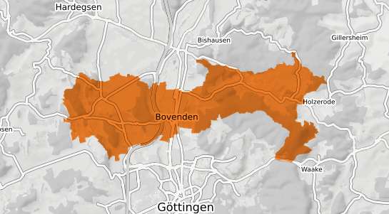 Mietspiegelkarte Bovenden
