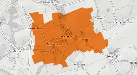 Mietspiegelkarte Brahmenau