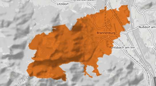 Mietspiegelkarte Brannenburg