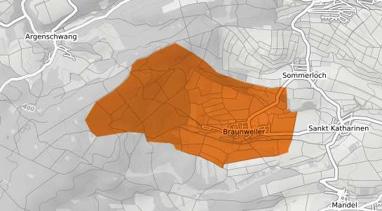 Mietspiegelkarte Braunweiler
