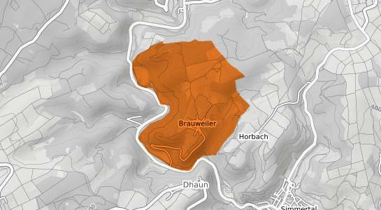 Mietspiegelkarte Brauweiler b. Kirn, Nahe