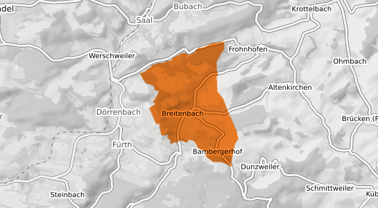 Mietspiegelkarte Breitenbach Eichsfeld