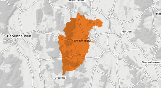 Mietspiegelkarte Breitenbrunn Oberpfalz