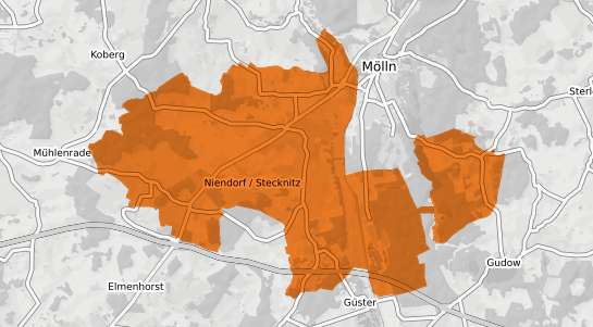 Mietspiegelkarte Breitenfelde Kr. Herzogtum Lauenburg