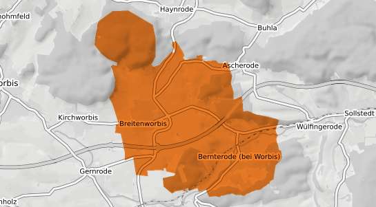 Mietspiegelkarte Breitenworbis