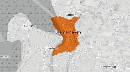 Mietspiegelkarte Bremerhaven