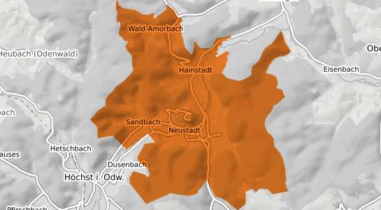 Mietspiegelkarte Breuberg