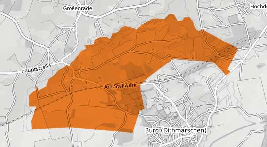 Mietspiegelkarte Brickeln