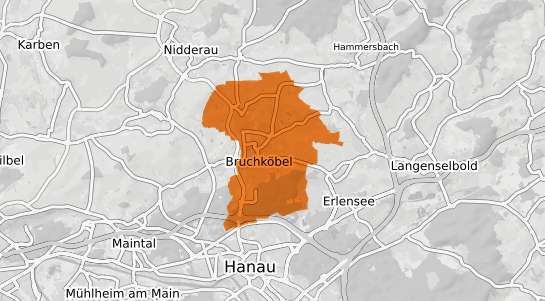 Mietspiegelkarte Bruchköbel