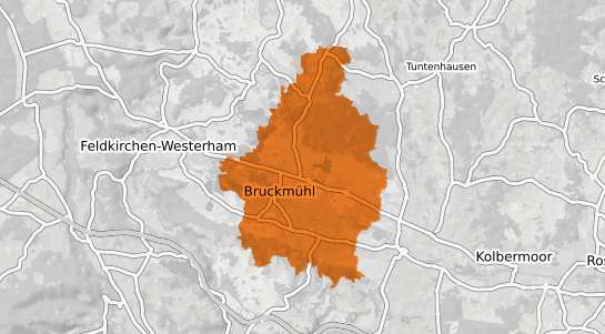 Mietspiegelkarte Bruckm&uuml;hl Mangfall