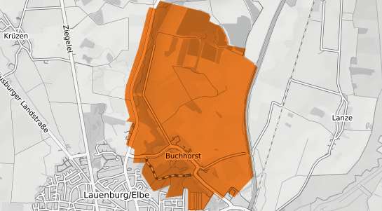 Mietspiegelkarte Buchhorst b. Pritzwalk