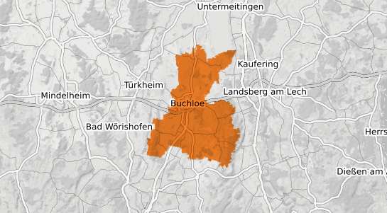 Mietspiegelkarte Buchloe