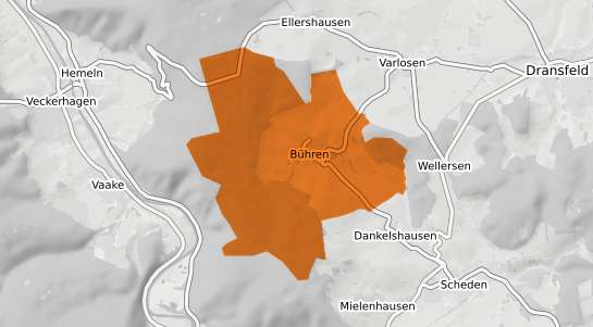 Mietspiegelkarte Buehren Gem. Emstek