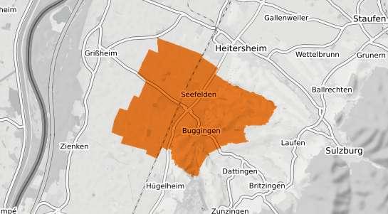 Mietspiegelkarte Buggingen