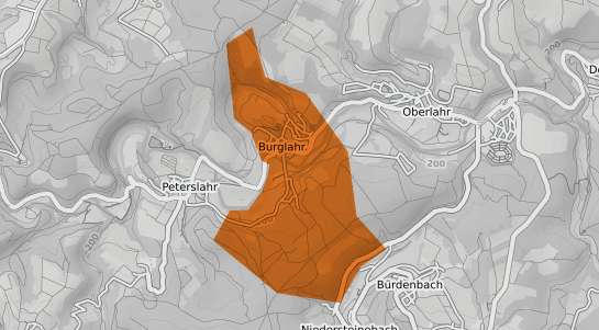 Mietspiegelkarte Burglahr