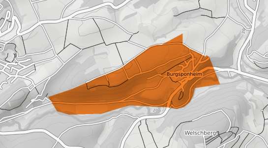 Mietspiegelkarte Burgsponheim