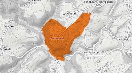 Mietspiegelkarte Burtscheid