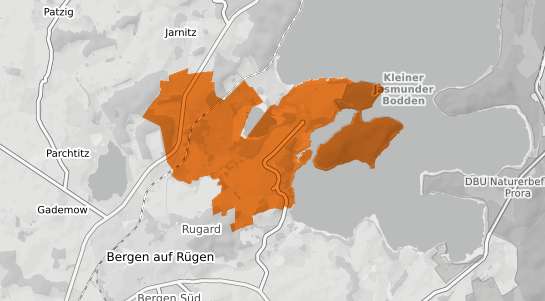 Mietspiegelkarte Buschvitz