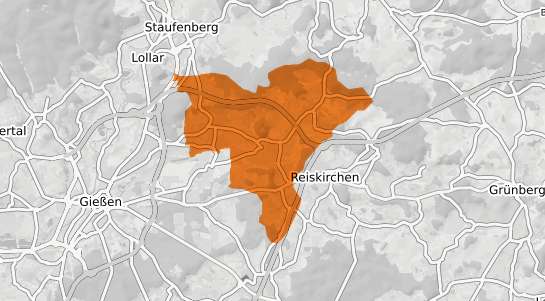 Mietspiegelkarte Buseck