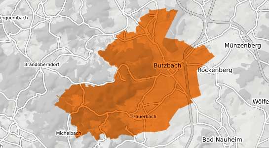 Mietspiegelkarte Butzbach