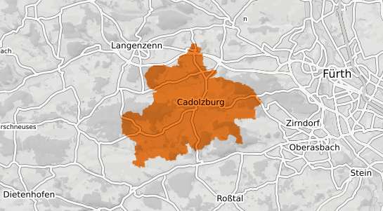 Mietspiegelkarte Cadolzburg