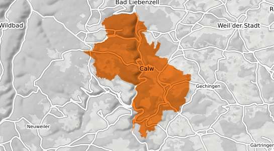 Mietspiegelkarte Calw