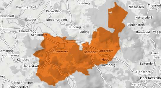 Mietspiegelkarte Chamerau