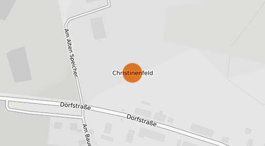 Mietspiegelkarte Christinenfeld b. Kluetz