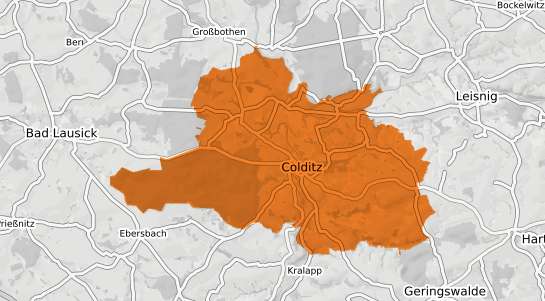 Mietspiegelkarte Colditz