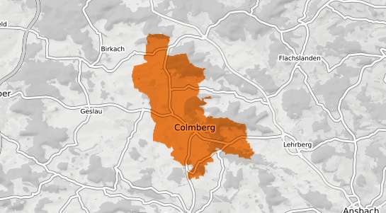 Mietspiegelkarte Colmberg