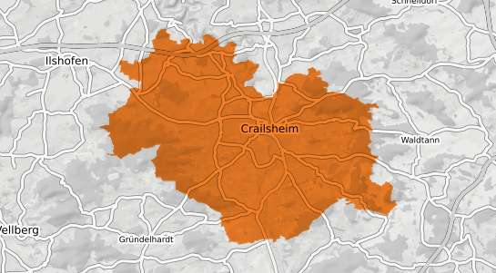 Mietspiegelkarte Crailsheim