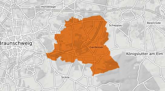 Mietspiegelkarte Cremlingen