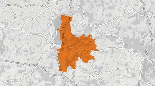 Mietspiegelkarte Crivitz