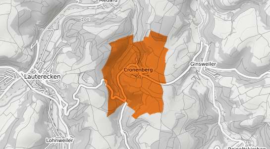 Mietspiegelkarte Cronenberg b. Lauterecken